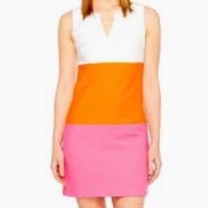 Trina Turk New Miss Brady colorblock dress, size 4
